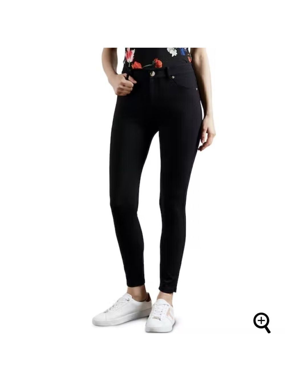 TED Baker Black Alesias Skinny Stretch Jean